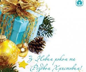 З наступаючим Новим Роком та Різдвом!